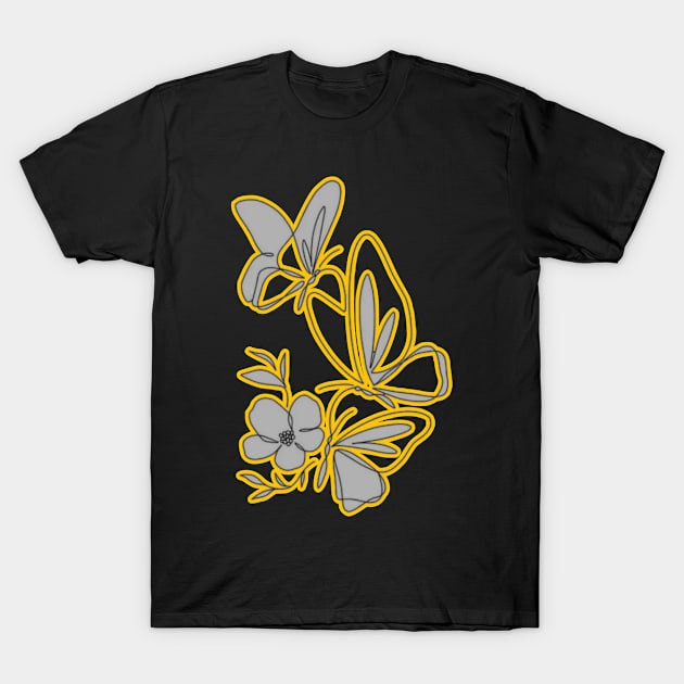 pretty butterfly T-Shirt by artby-shikha